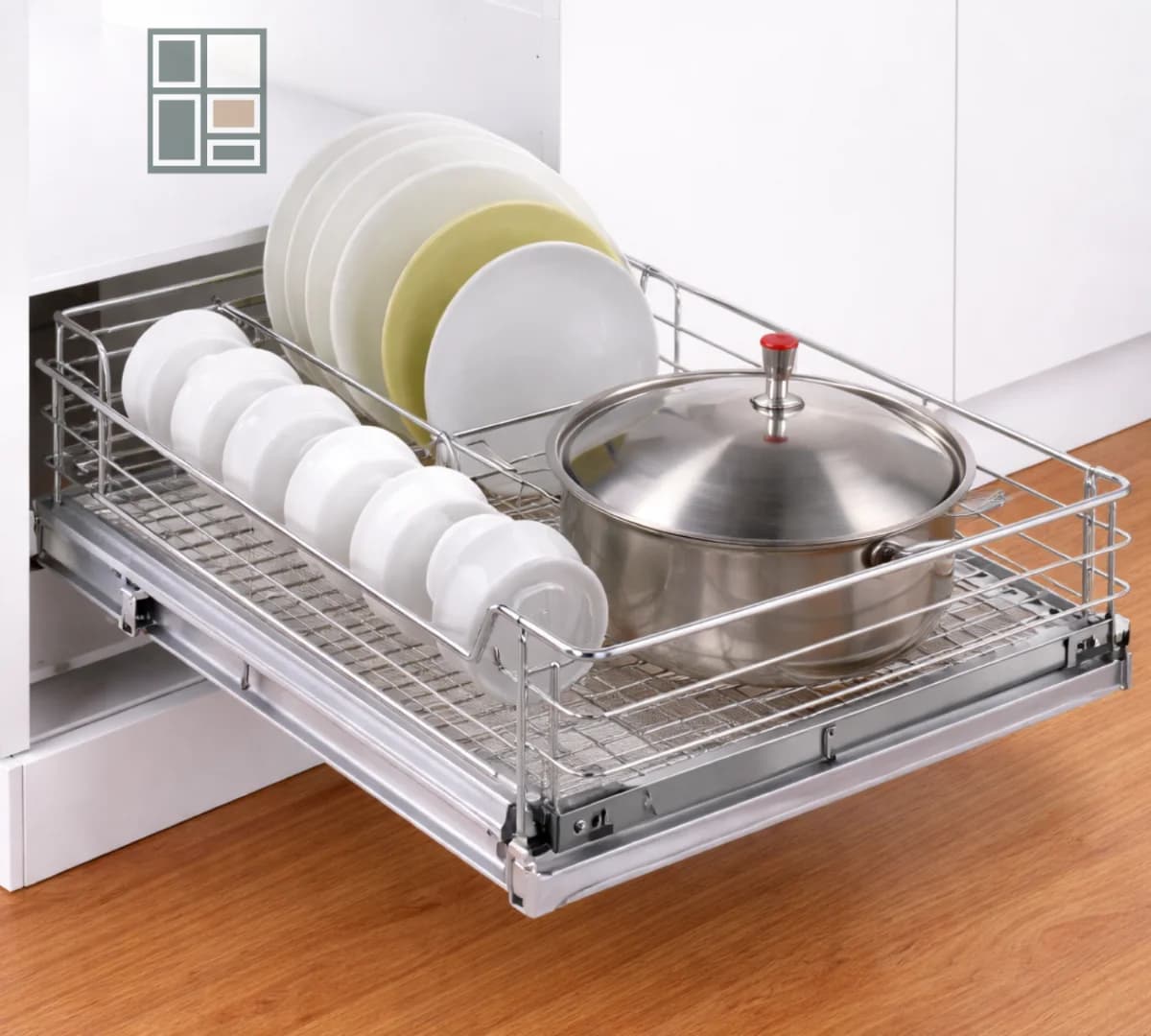 Drawer Dish Rack — Wellmax Kitchen Accessories — Ali Plywood Center Mirpur AJK